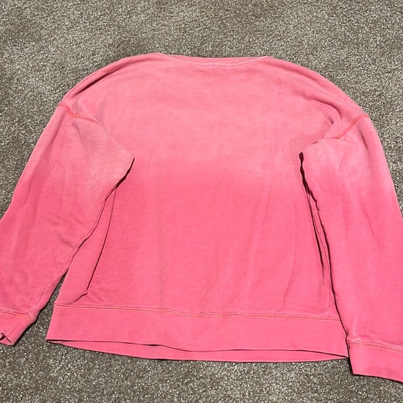 American Eagle Outfitters Pink Ombré Pullover - Picture 2 of 4